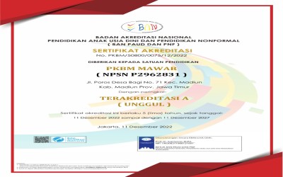 AKRIDITASI PKBM MAWAR KEC MADIUN
