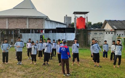 PRAMUKA PKBM MAWAR DI PONDOK PESANTREN DARUL IHSAN