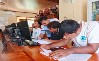 UJIAN KETRAMPILAN BAHASA KOREA SISWA PKBM MAWAR